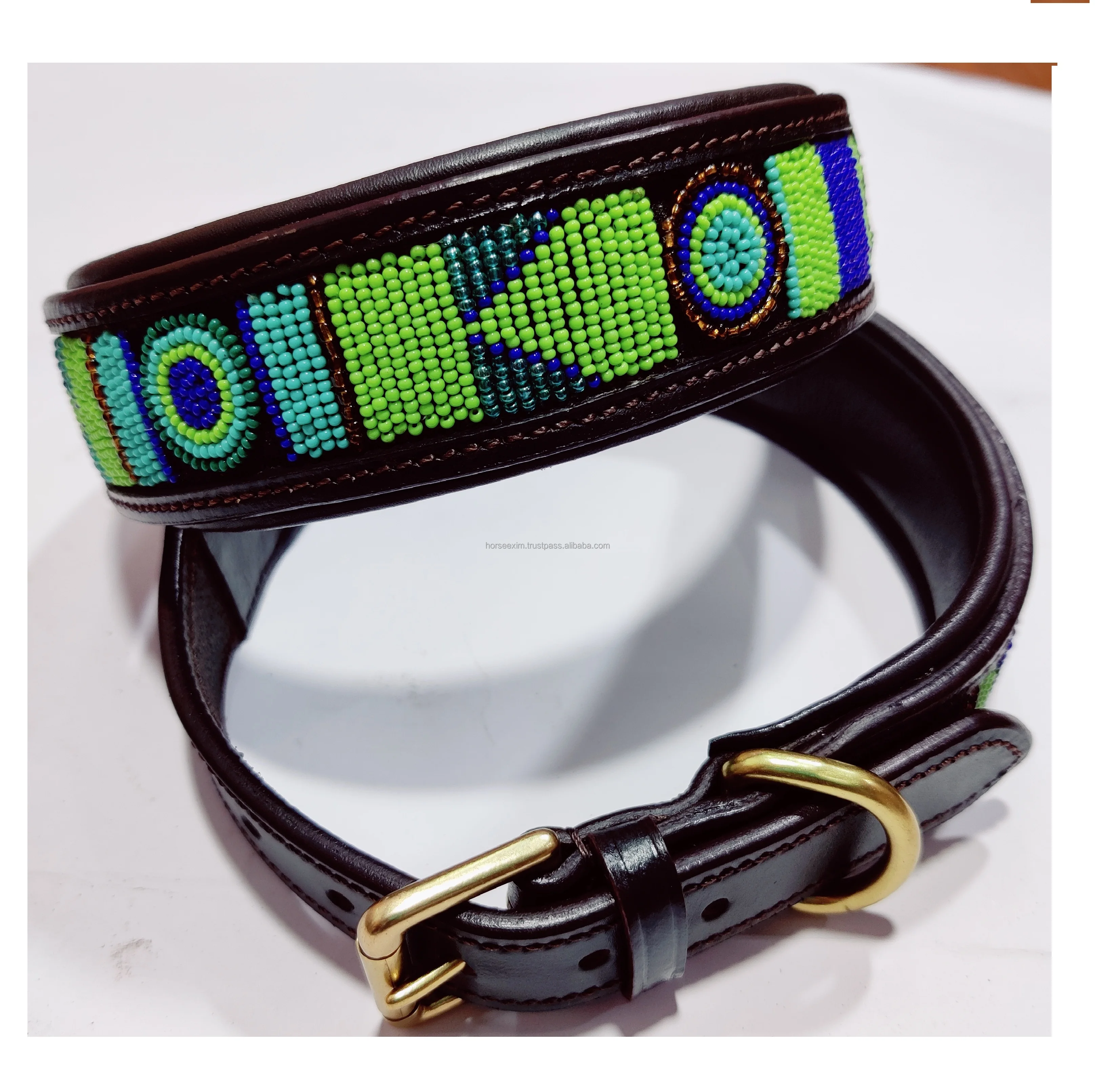 Luxury Custom Dog Accessories 2023 Dog Collar leather Webbing Braided Rope Dog Collar