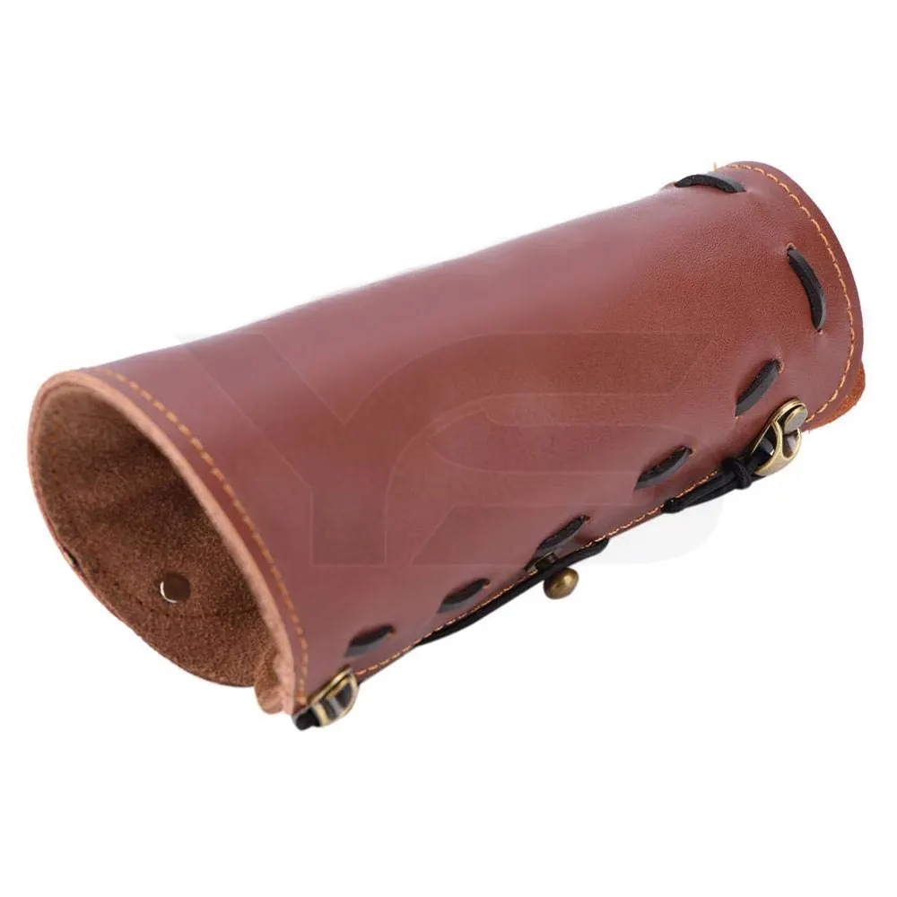 Affordable Price Trending Style Sports Man Traditional Archery Arm Guard Handmade Soft Leather Arm guards