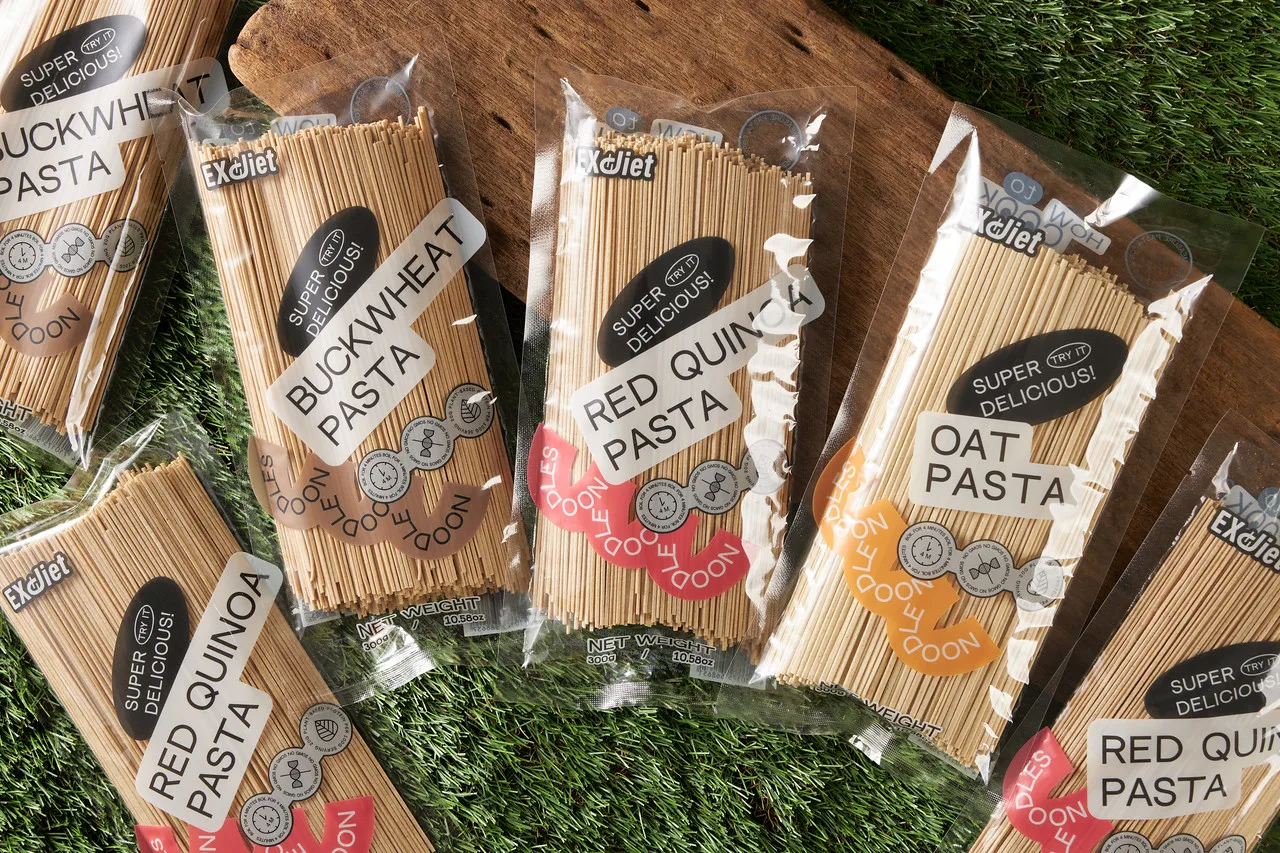 Лапша из гречихи с высоким содержанием белка и диетическим волокном