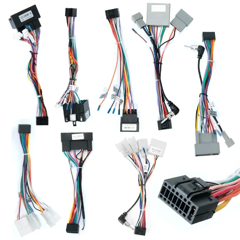 Wire Harness for Android Radio Power Cord for KIA Toyota SUZUKI Mitsubishi Pajero V97 HONDA Ford Power Connector