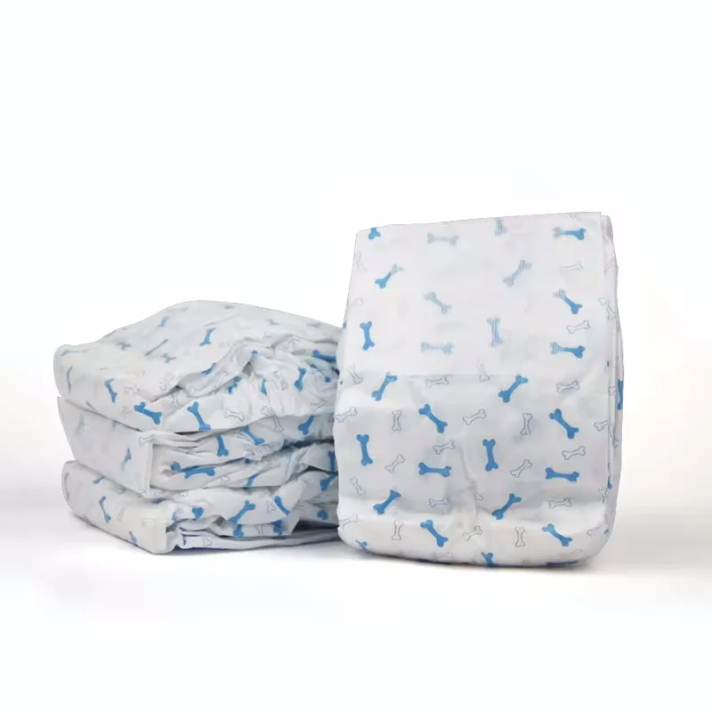 China Wholesale High Quality Dog Male Waterproof Pet Disposable Leakproof Disposable Pet Diaper L More Intimate Pampering