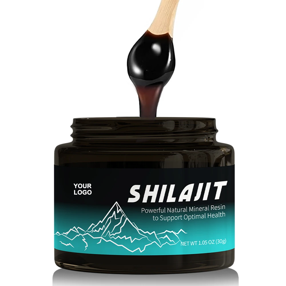 OEM ODM Shilajit Resin Pure Himalayan Organic Shilajit Resin Supplement Natural Shilajit Resin With Fulvic Acid Trace Minerals