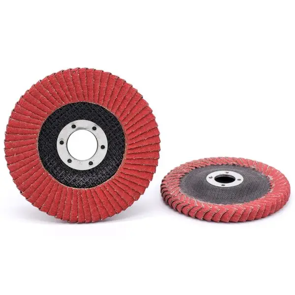 4-1/2'  Ceramic Curved Edge Flap Disc Curved Flap Wheel For for grinding and finishing welds or internal corner radii