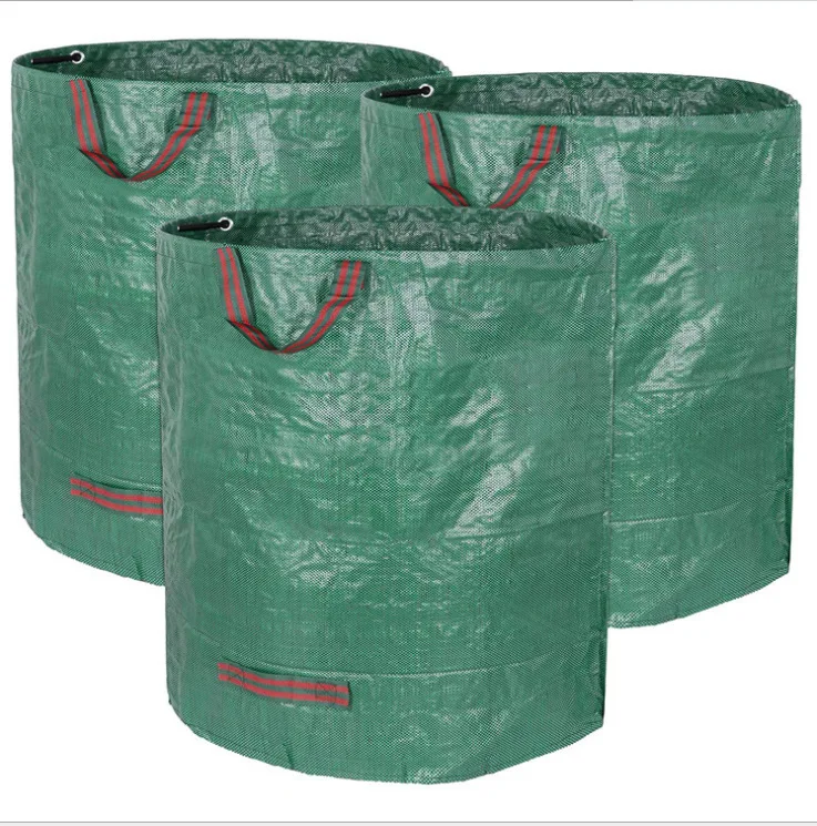 Waterproof foldable garden waste bag large capacity park lawn garden leaf waste bag