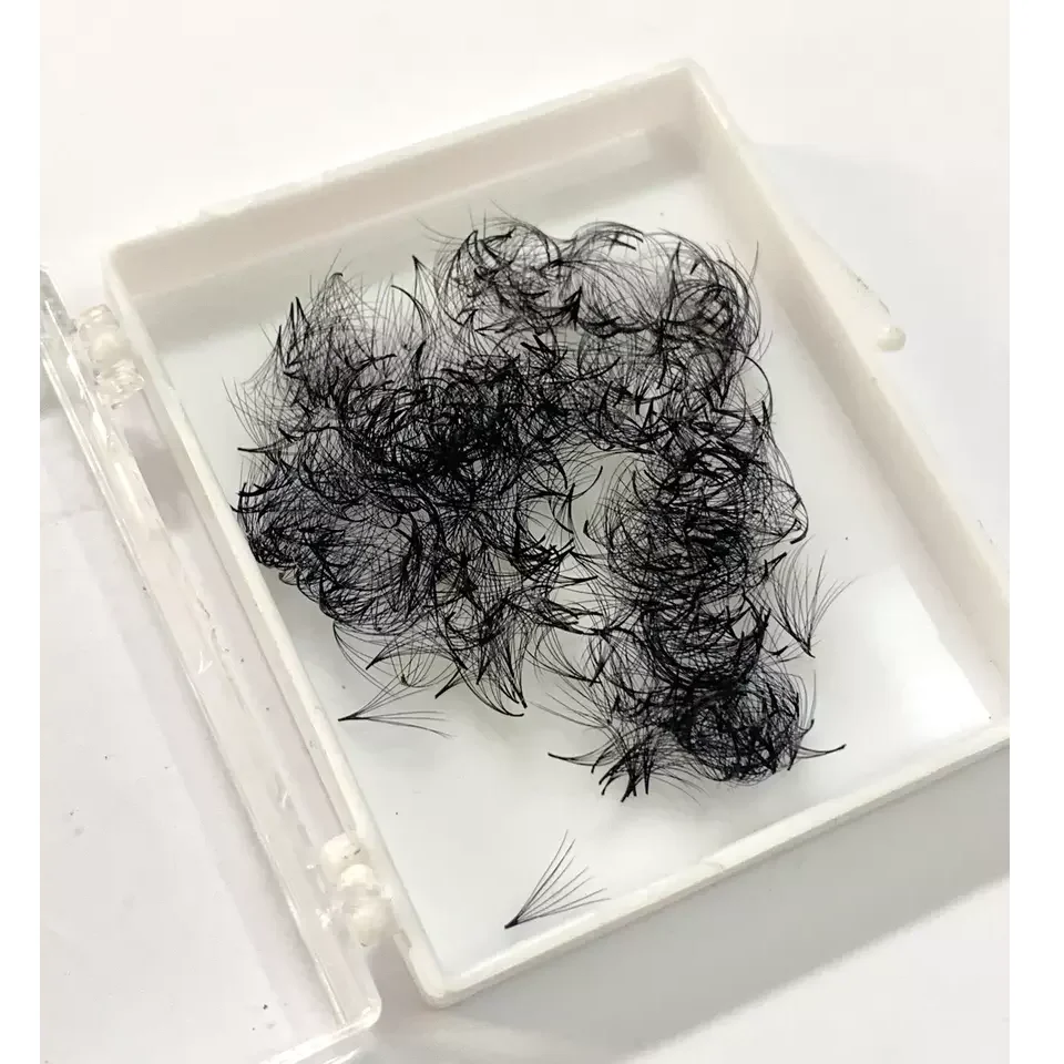 OEM Wholesale Supplier 8D Premade Fan Eyelash Extensions CC / DD Curl Black Color Handmade Origin From Vietnam