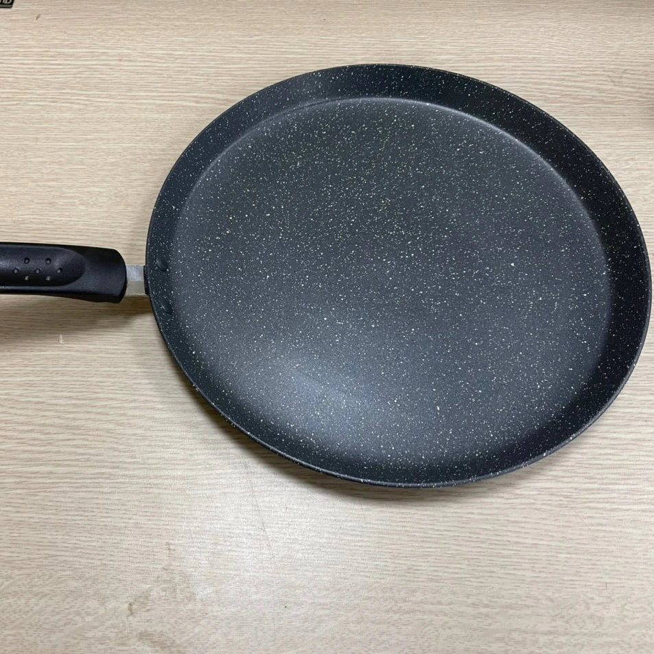 Pressed Aluminum Cake pan  size 28cm , Whitford xylan  coating, black color with white dots