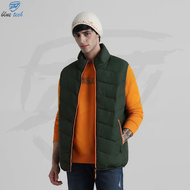 2025 новая стильная зимняя OEM ODM Bubble Gilet Стеганое пальто без рукавов куртка мужская пуховая жилетка