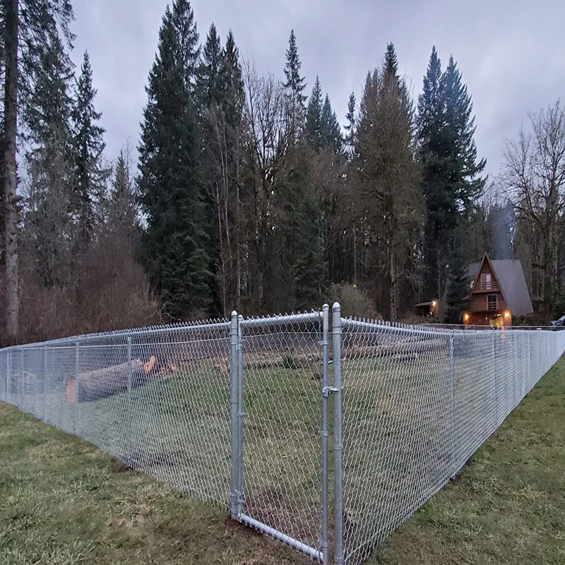 American Standard Diamond Mesh Wire Railing Cyclone Sports Fence Panels Diamond chain link fencing