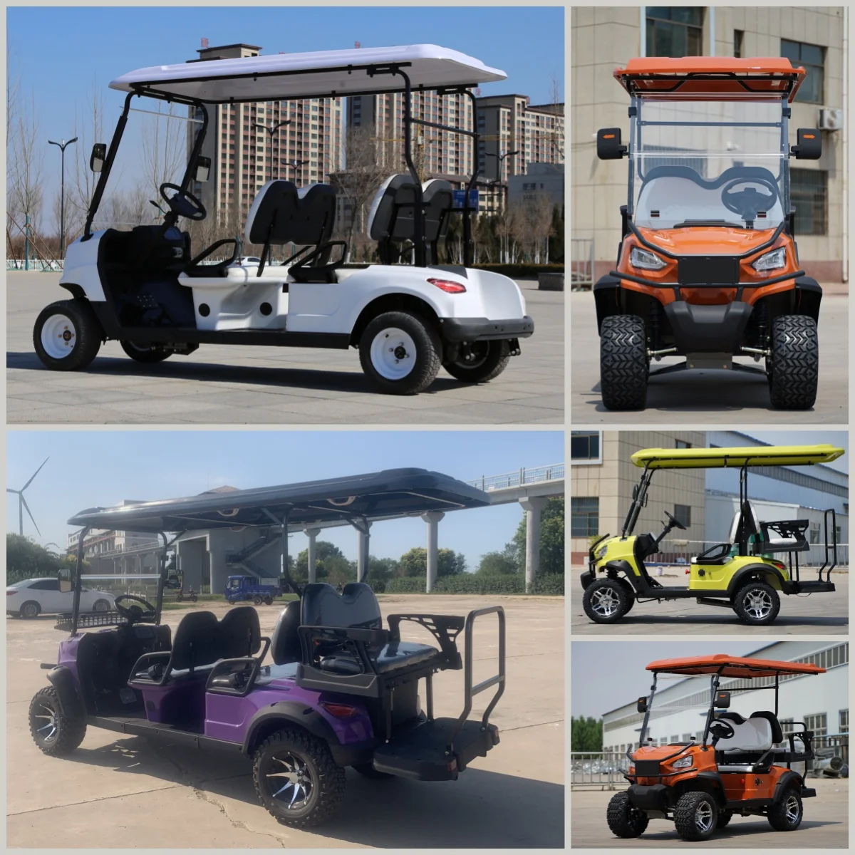 Fast Delivery Low Price 2 Seater Lithium Battery Golf Cart  Multifunctional Adults 4-wheel Electric Golf Cart