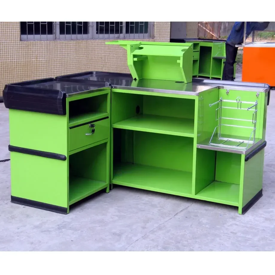 Multifunctional Cashier Counter Supermarket Checkout Counter Retail Store Cashier Counter