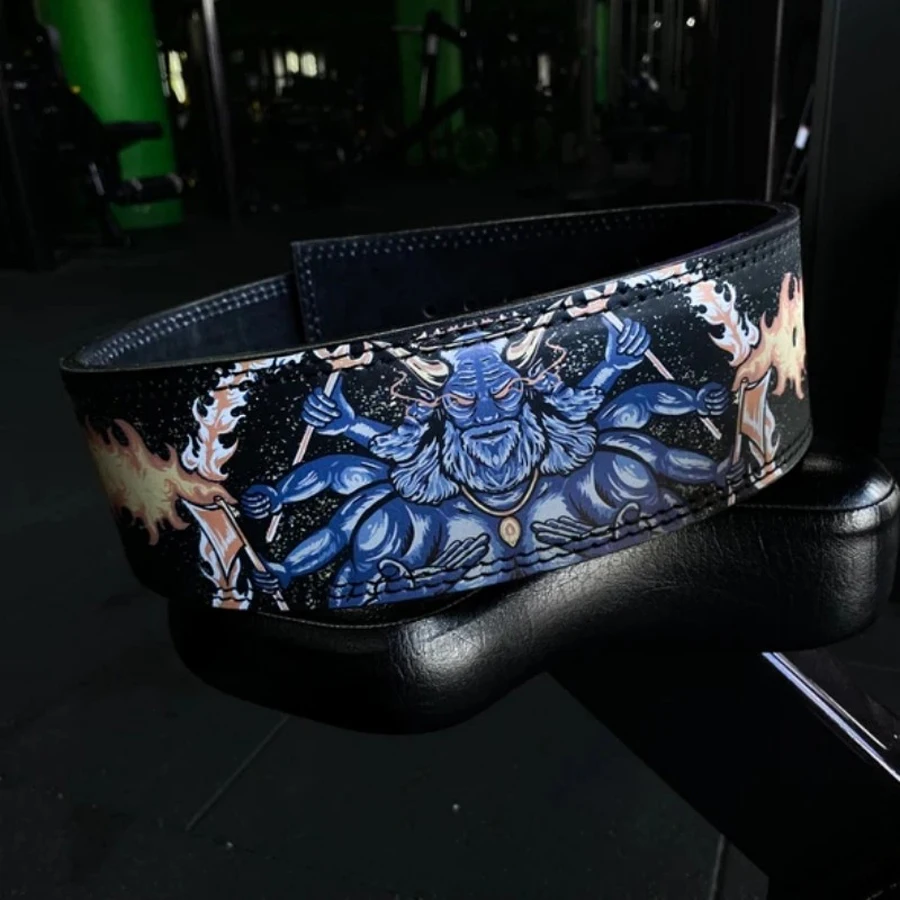 Best Quality Custom Made Gym Back Support Weightlifting Lever Belt/Cowhide Leather Lever Training Belt