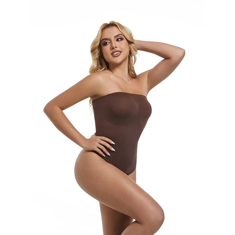 Hot selling  high waist shaping underwear T-shaped flat angle jumpsuit body shapewear