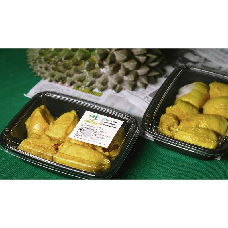 Class 1 Premium Fresh D24 Durian (Frozen Pulp) Thick and Soft Flesh with Sweet Flavor Very Famous in Malaysia