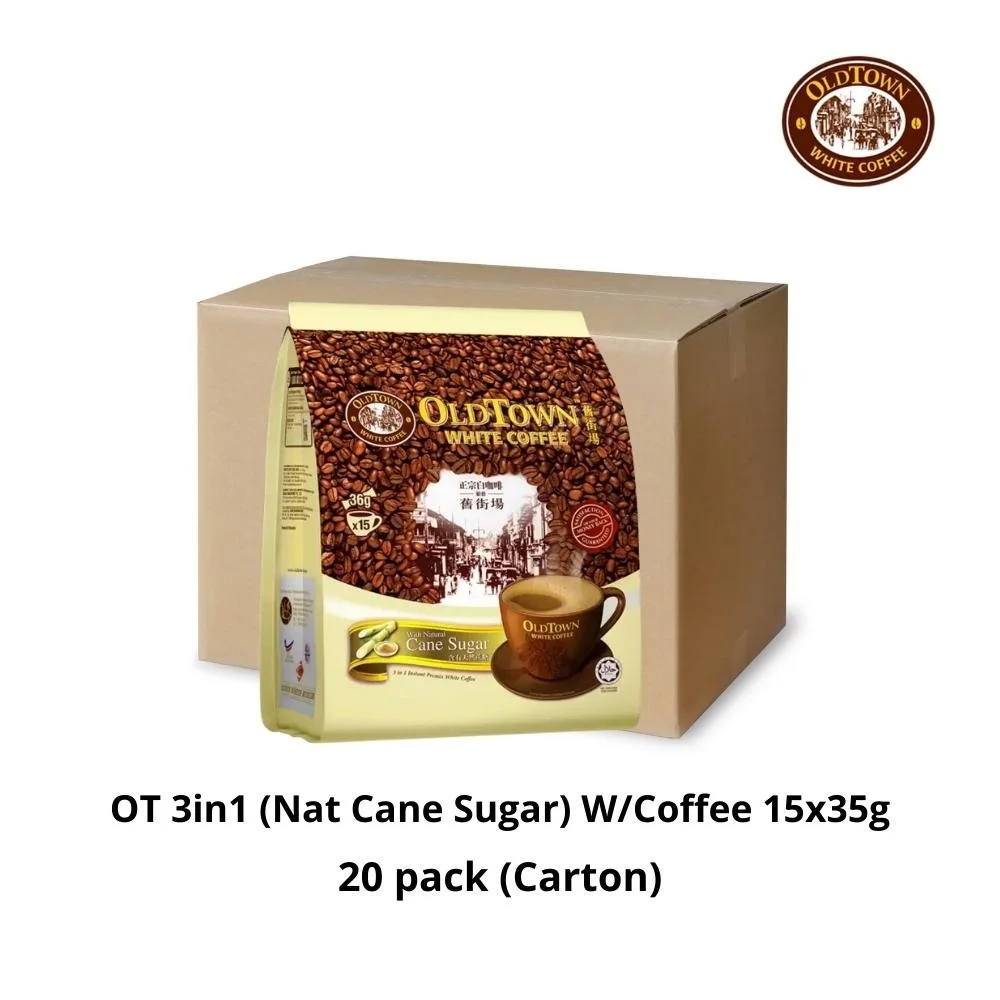 Ready to drink Instant Easily Dissolve Powder Stir-Fried Food & Beverage OT 3in1 (Nat Cane Sugar) W/Coffee Made From Malaysia