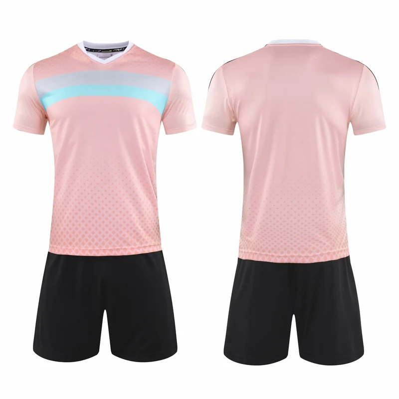 Football Set Adult Youth Team Soccer Jerseys Men Short Sleeve Suits DIY Uniforms Men Large Size New Club Suit