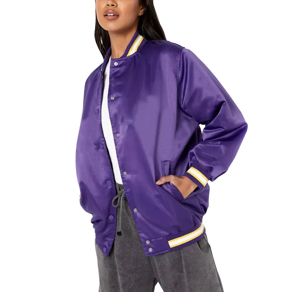 Женская атласная куртка