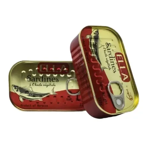 Factory Price Canned Fish Sardine in  Manufacture from Morocco Weight125g sardine in vegetable oil