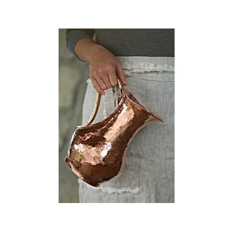 Top selling copper drinkware jug for home and restaurant water jug made of copper drinkware milk jug manufactured in India