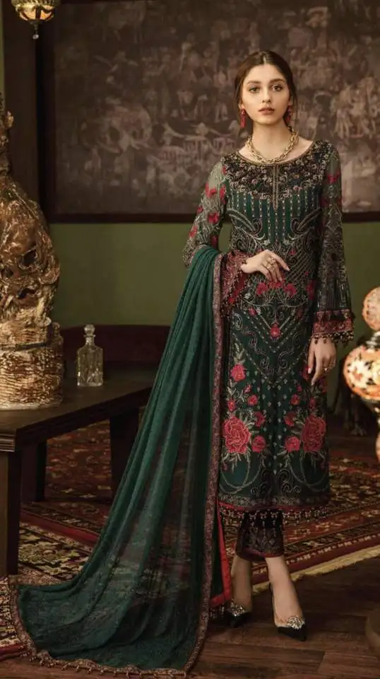 Women Indian Ethnic Designer Colorful Embroidered Ladies Dupatta Stole Cotton Linen Dress