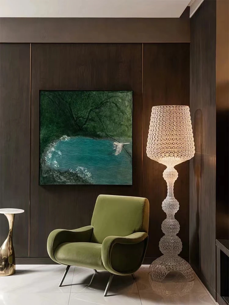 Modern Lighting Inspiration Floor Lamp Modern Kartel Kabuki Hollow Standing Light for Living Room Bedroom Lighting LED Acrylic