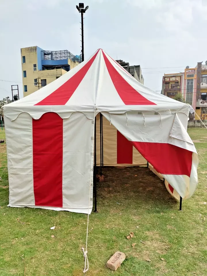 Premium 8x8 Meter Medieval Square Tent Easy Setup All-Weather Protection Reenactment Faire Waterproof Canvas Cotton Portable