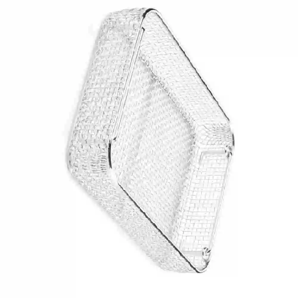 High Quality Stainless Steel Mesh Tray for Surgical Instruments Manual Power Source OEM Design with Custom Logo Surgic Scissor