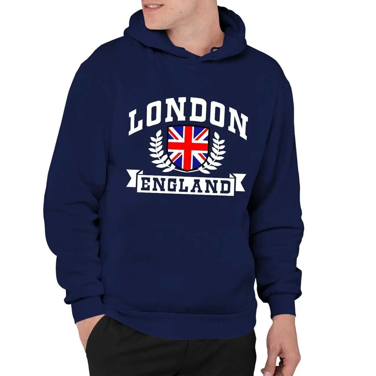london england union jack unisex souvenir design printed hoodie great britain