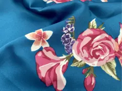 2022 New Arrival Woven Matte Twisted Satin Fabric 100% Polyester Fabric Printed Custom