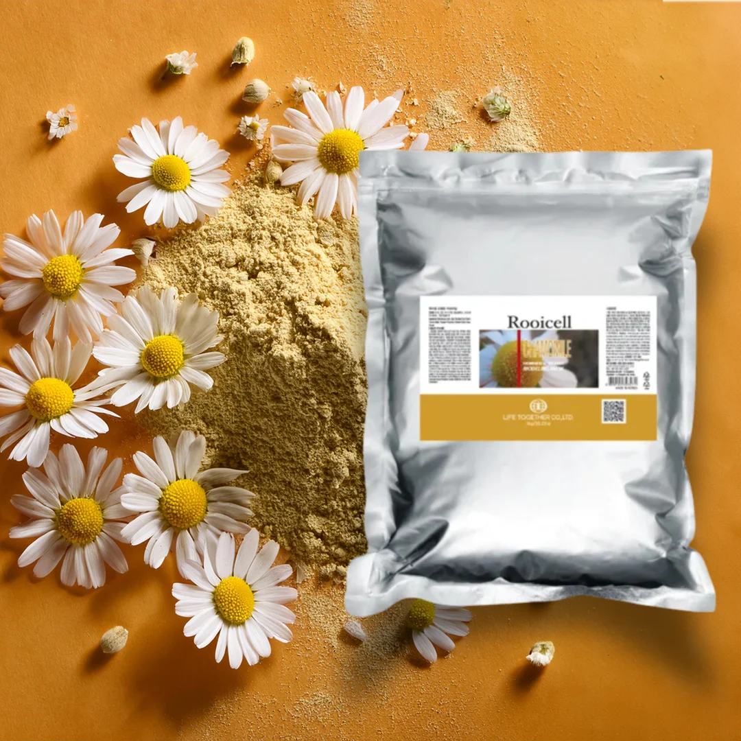 ISO GMP Korean Cosmetics  best natural trouble skin soothing professional use chamomile modeling face mask 1kg