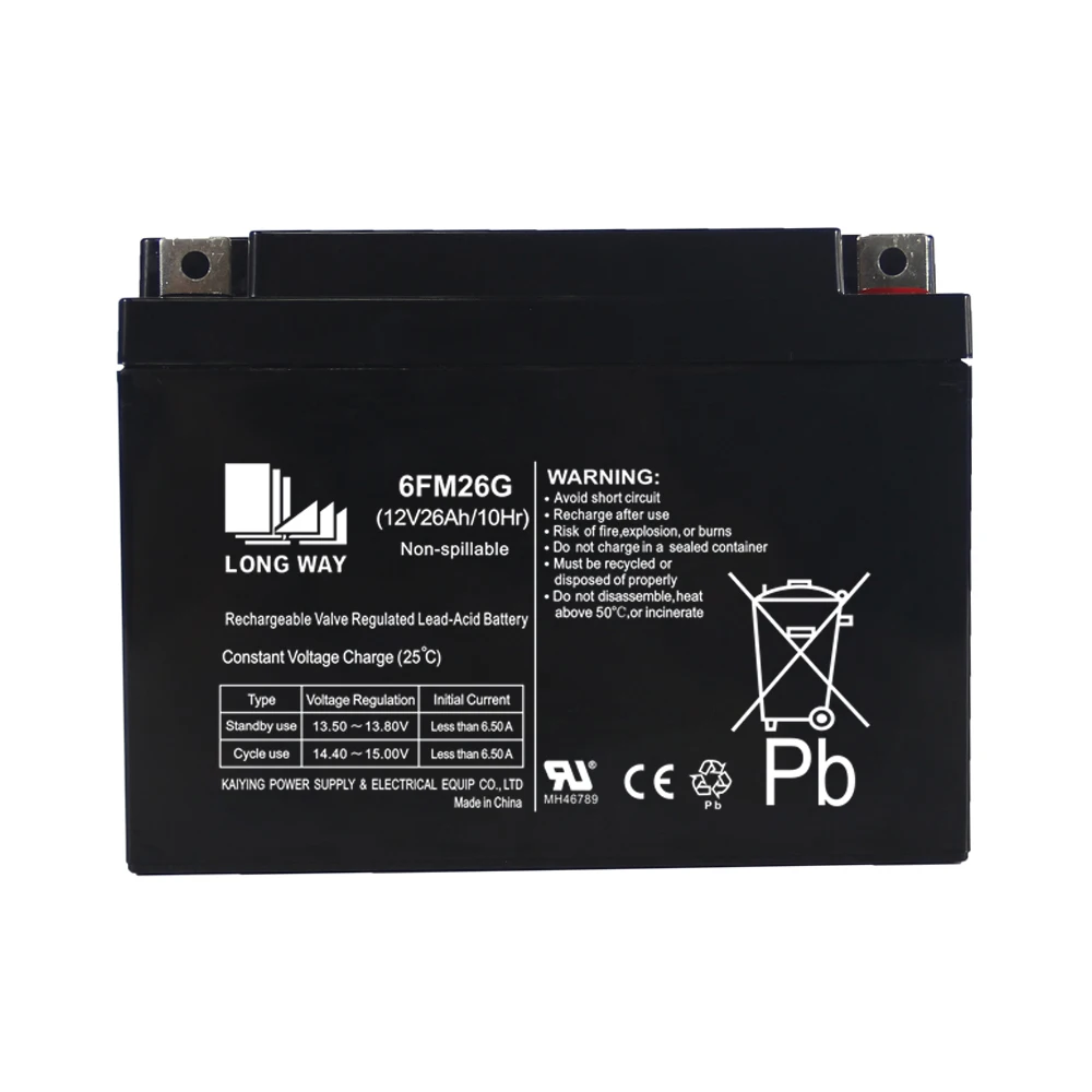 Hot Selling 12V26Ah Electric Wheelchair Battery 12V Gel Battery UPS Lead Acid Batteries