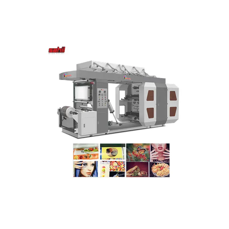 Фабричная поставка 4-цветная высокоскоростная флексографическая печатная машина рулонная