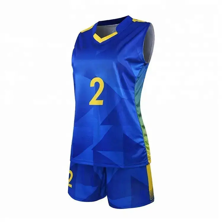 Custom Design Manufacturer Wholesale Volleyball Uniforms Short Set And Jersey 100%polyester Sublimation Sports Cheap Price