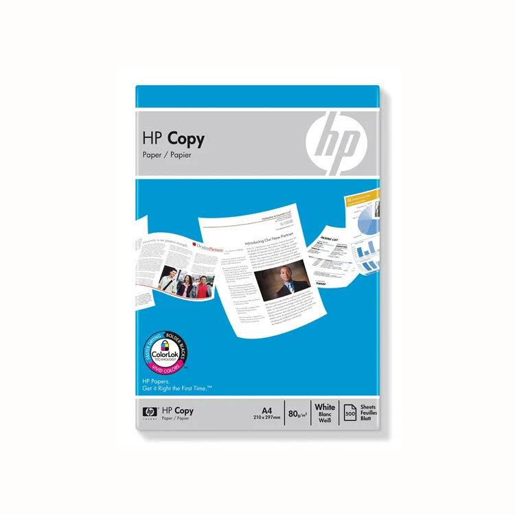 80 Gsm A4 White Office HP copier paper