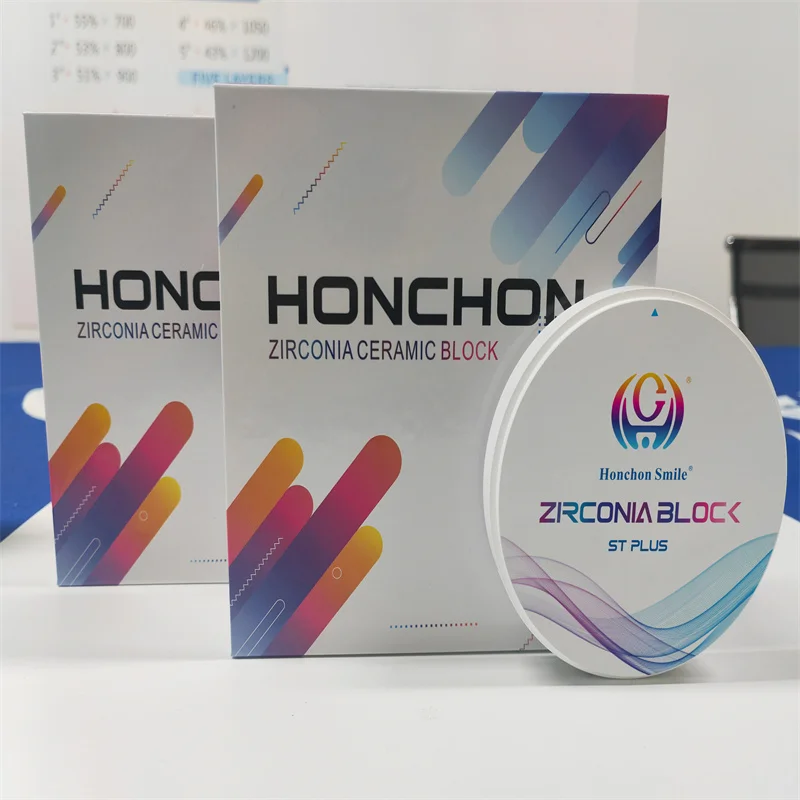 Honchon STP white Zirconia Blocks Dental Implant Materials Dental Lab Zirconia Blank Zircon
