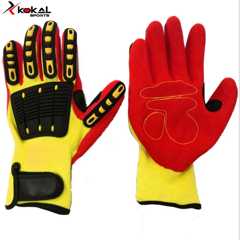 Heavy Duty Men TPR Impact Gloves