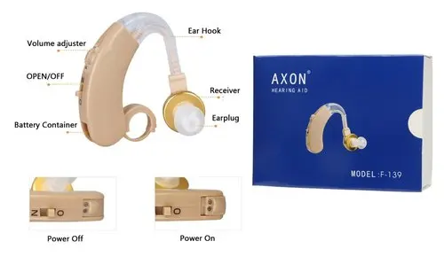 Axon mini hearing aid F 139 bte hearing aids CE hot selling bte cheap price made in China Hearing Aids The Elderly new ear bte