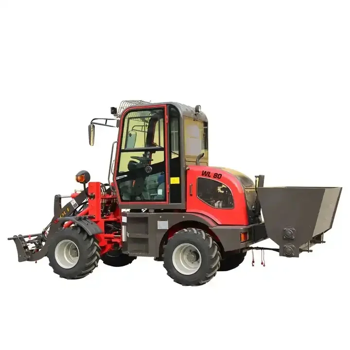 0.8Ton Multifunction Ce Diesel China Farm Front End Mini Articulated Wheel Loader Price