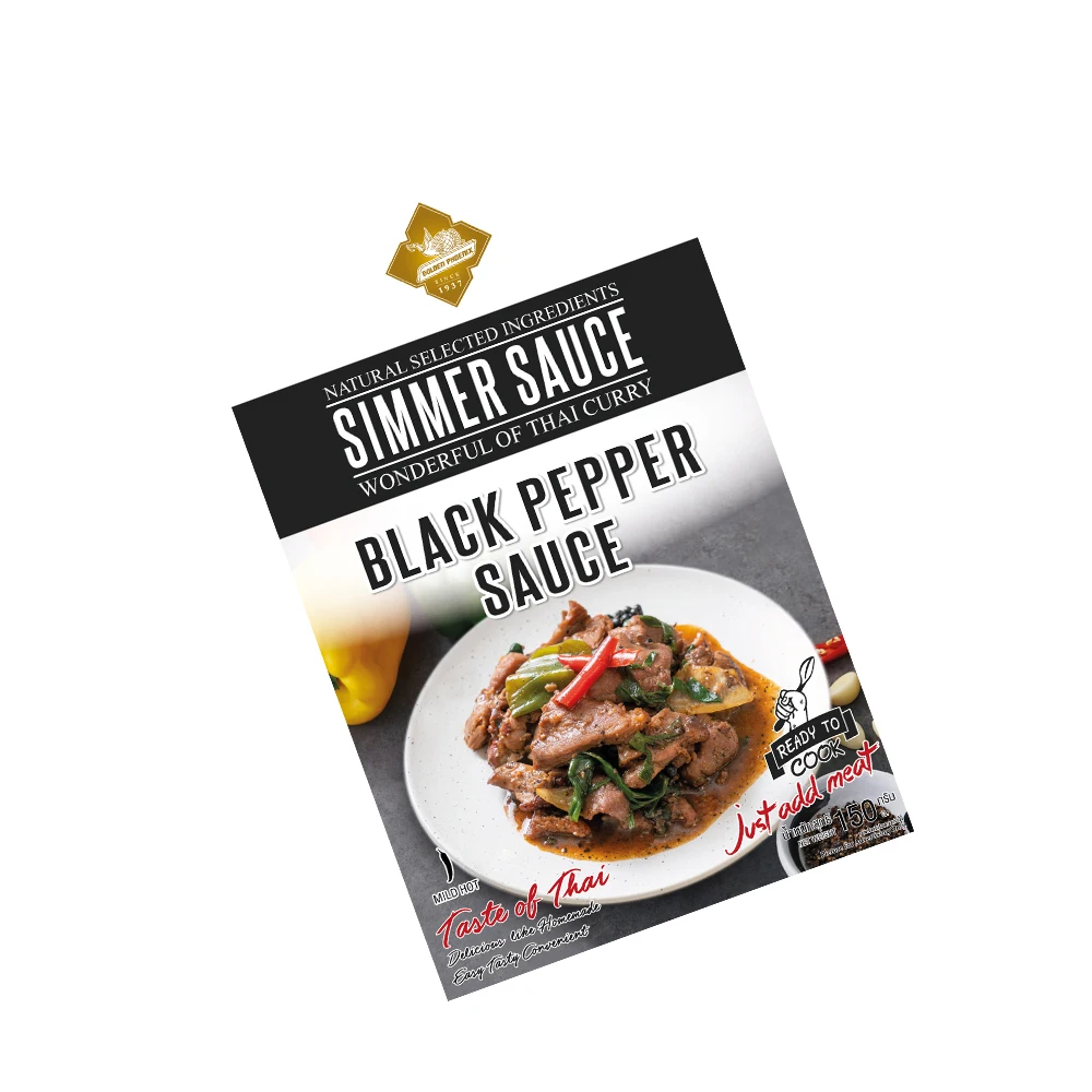 Best product Simmer Sauce - Black Pepper Sauce 150g Premium Quality Product from Thailand