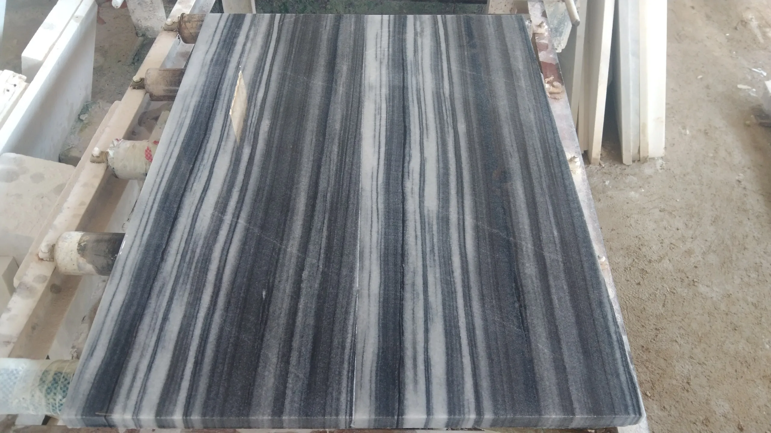 Black marble stone 300x800x25mm