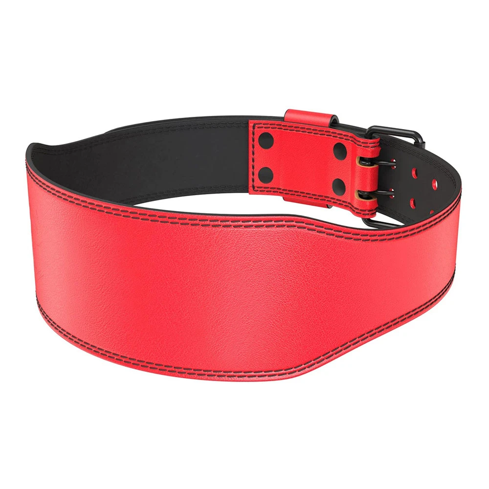High Quality Gym Belt Custom Logo Back Support Fitness Bodybuilding Leather Weight Lifting Belts