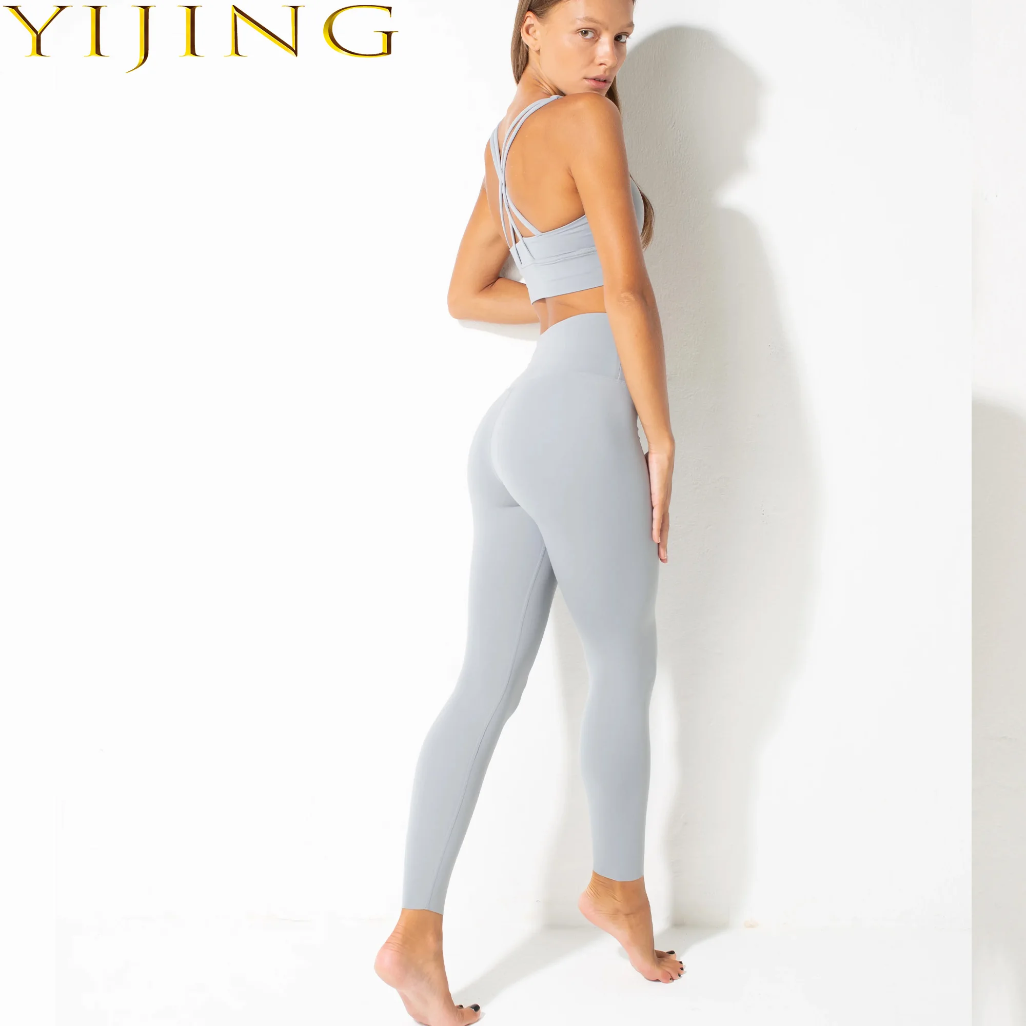 Wholesale Athletic Clothing Ladies Gym Fitness Sports Workout Yoga Clothes Suit Activewear Women Active Wear Yoga Set