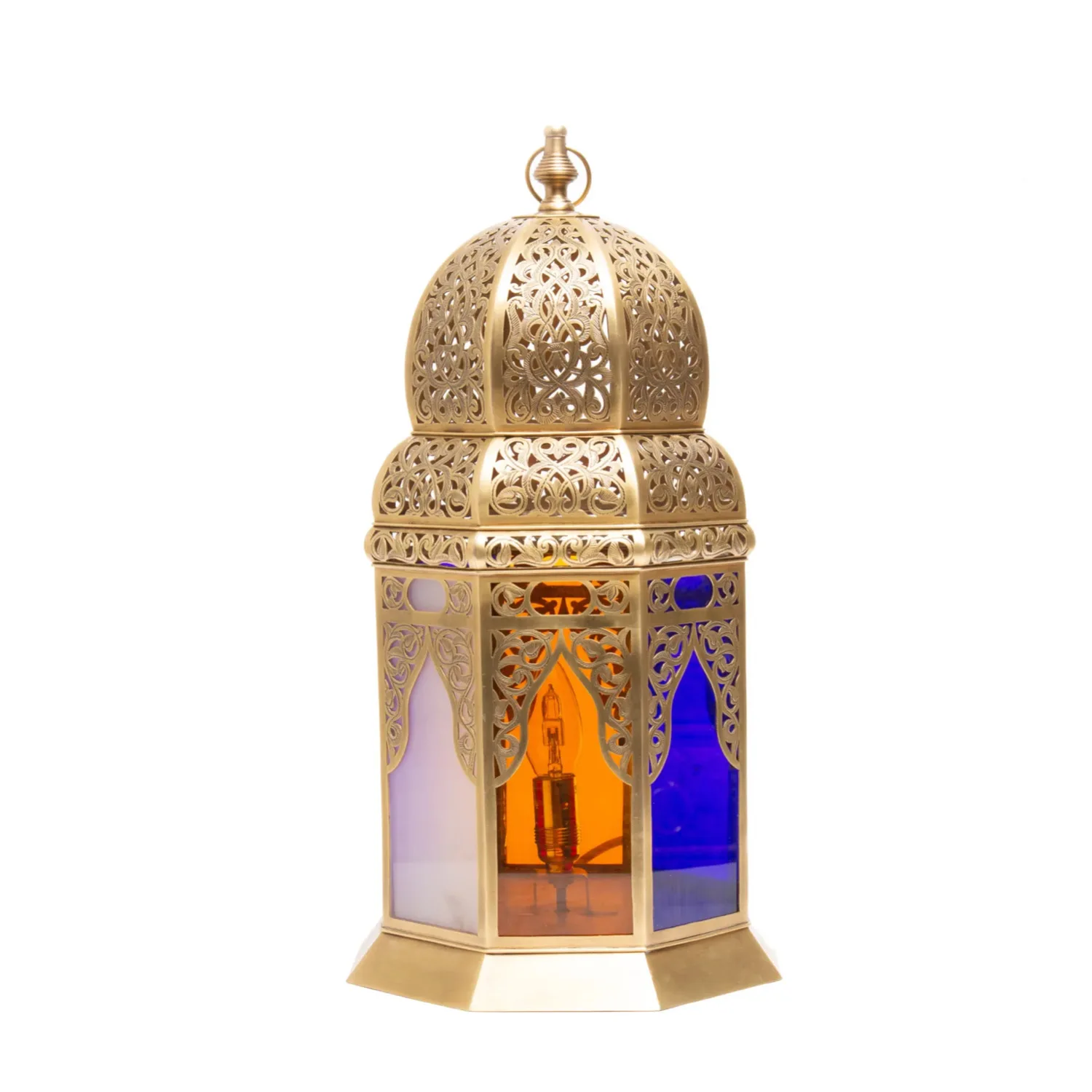 Factory Hot Sell Colorful Glass Metal Candle Holder Moroccan Lantern Home and Garden Decor Handmade Moroccan Lanterns