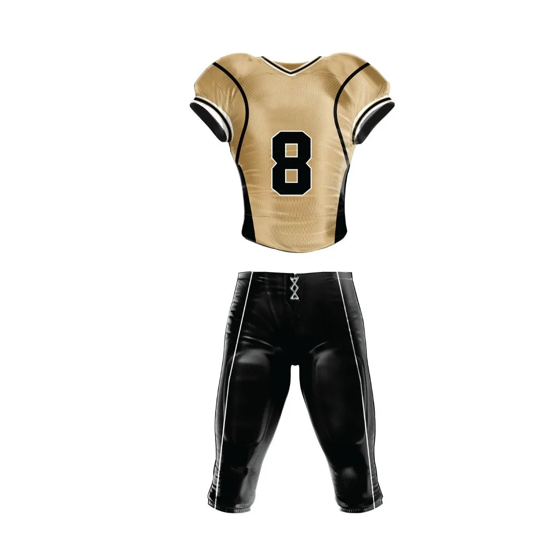 Polyester Material Customized Logo Printing High Quality Easy To Wash Sports Wear American Football Uniform