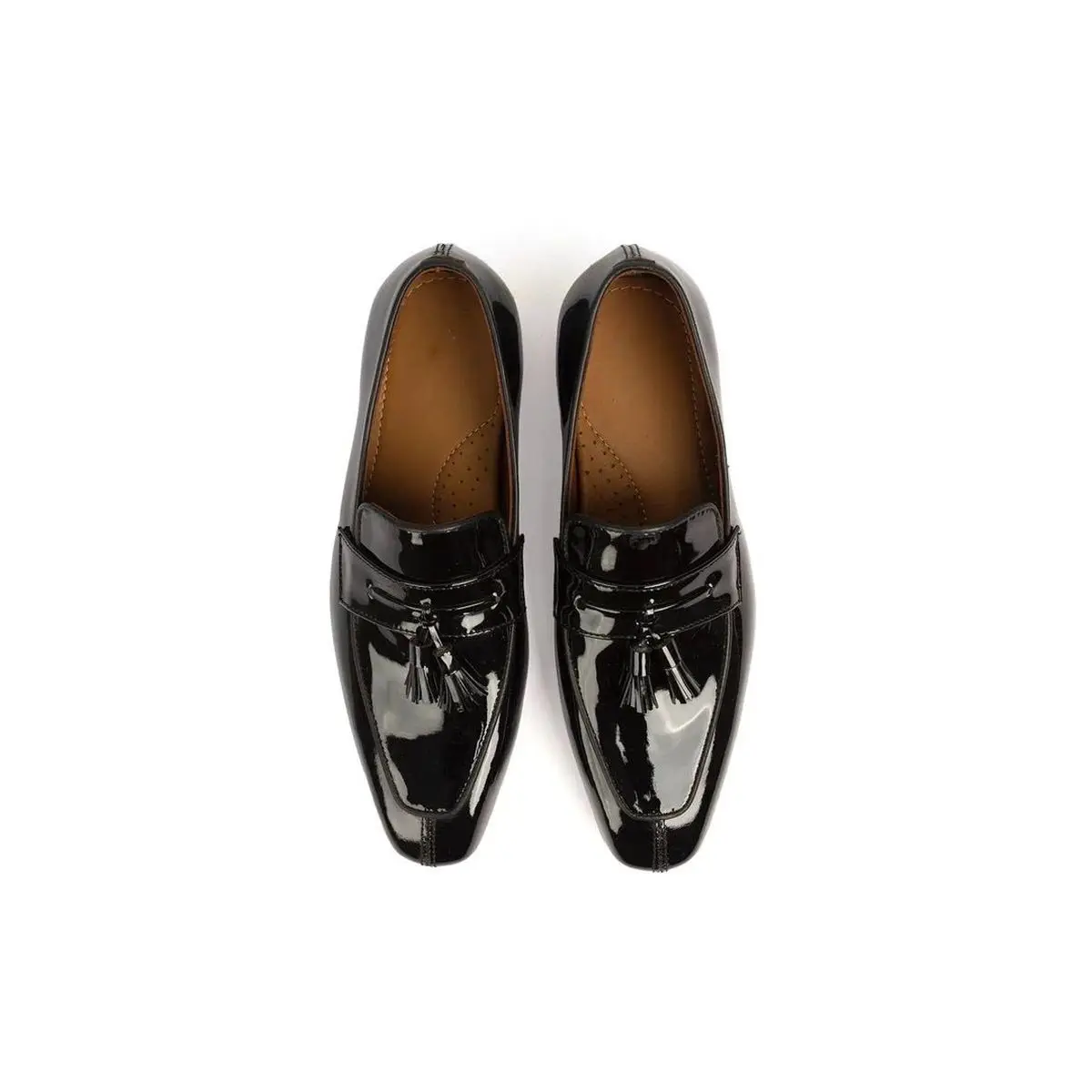 Wholesale Fashion Outdoor Loafers Genuine Leather Men Casual Shoes Dress Flat Patent Buckle Design Shoes