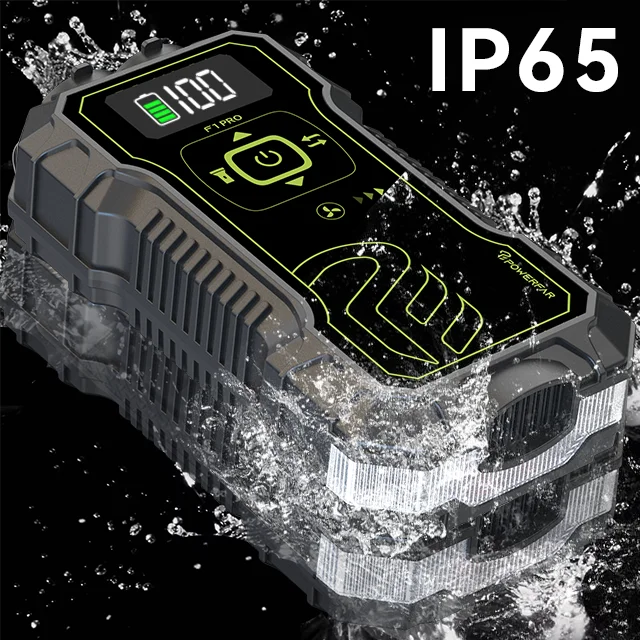 Powerfar diesel car emergency start cable set tire air compressor and emergency start