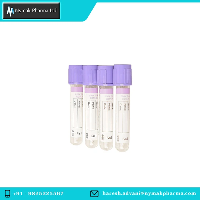 5ml Non Vacuum K2 EDTA Blood Collection Tube Medical Supplies Blood Test Tube Human Blood Container Tube