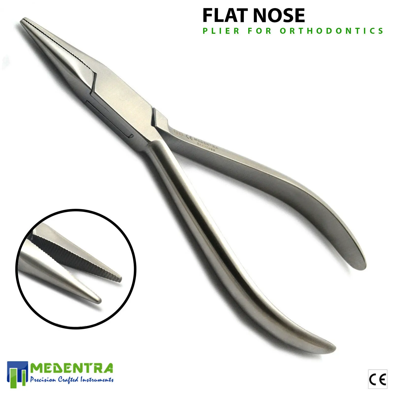 FLAT NOSE JEWELLERY DENTAL ORTHO ORTHODONTIC PLIERS BRITISH BRAND STEEL CE