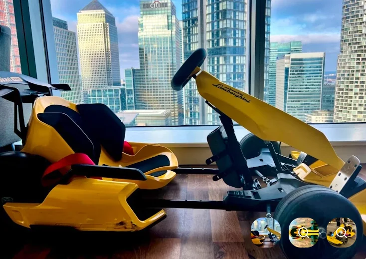 BEST OFFER Nine bot Gokart Pro High-Speed Racing and Immersive Gaming Combo, Ages 14+, Up to 15.5 mph