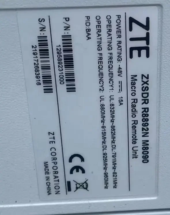 ZTE RRU ZXSDR R8892N M8090