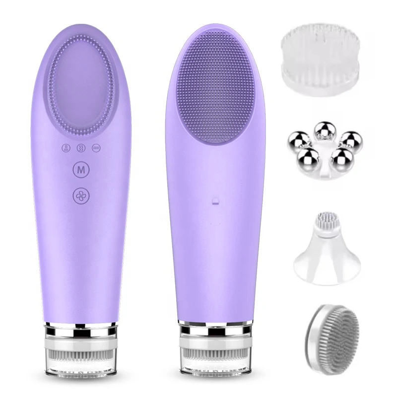 Electric sonic facial cleansing brush Face Cleanser Spa Ultrasonic  Facial Cleansing Brush For Deep Skin Cleaning